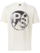 Ps Paul Smith Faded Logo Print T-shirt