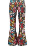 Marques'almeida Floral-printed Cropped Trousers - Multicolour