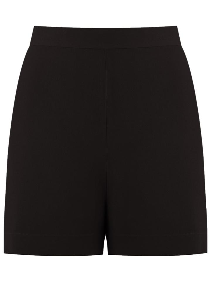 Andrea Marques High-waisted Shorts, Women's, Size: 38, Black, Acetate/viscose