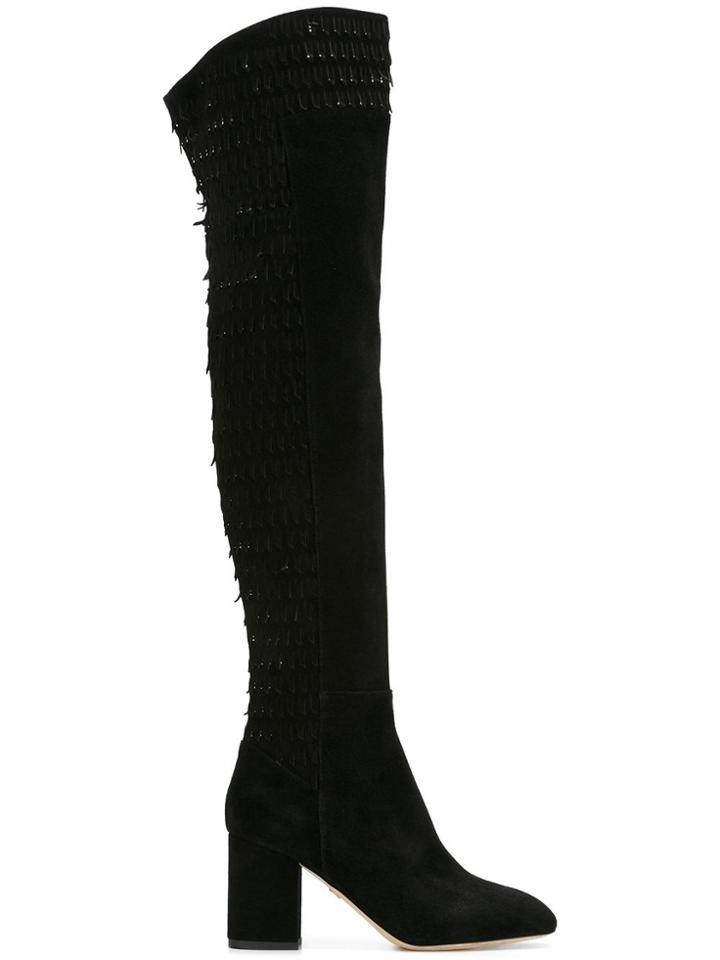 Elie Saab Over The Knee Boots - Black