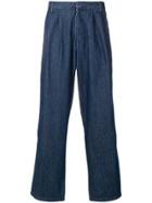 Levi's: Made & Crafted Loose Fit Trousers - Blue