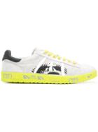 Premiata Patterned Low Top Sneakers - Grey
