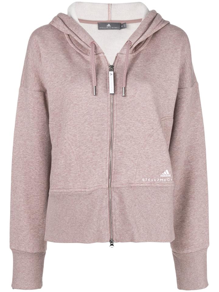 Adidas By Stella Mccartney Hooded Jumper - Pink & Purple