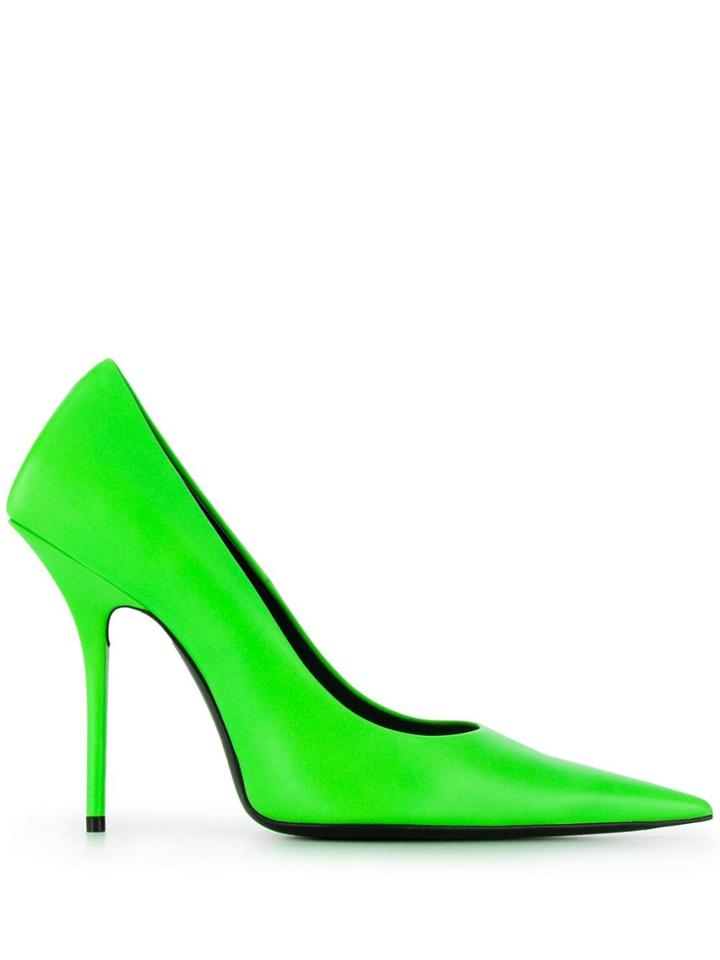 Balenciaga Square Knife Pumps - Green