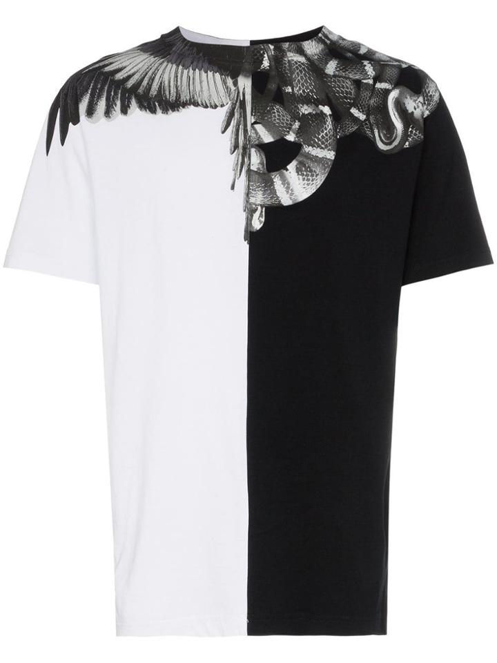 Marcelo Burlon County Of Milan Wings And Snakes Two-tone Cotton