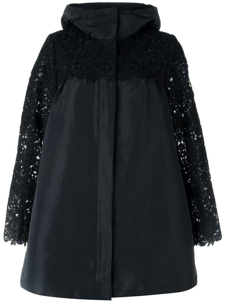 Moncler Gamme Rouge Embroidered Sleeve Raincoat
