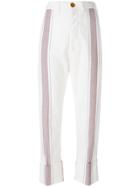 Vivienne Westwood Striped Trousers - White