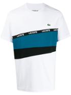 Lacoste Colour Block Logo T-shirt - White