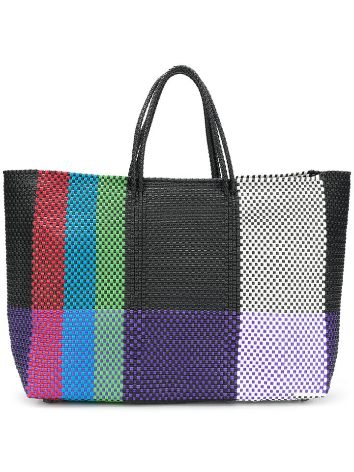 Truss Nyc Colour-block Tote - Multicolour