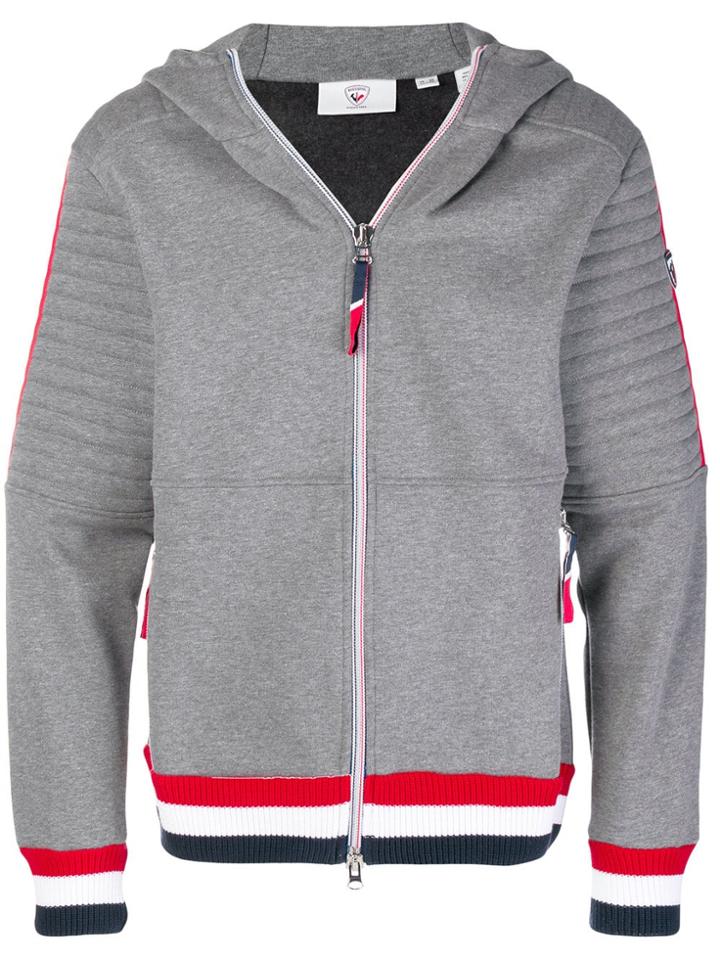 Rossignol Striped Hem Hoodie - Grey