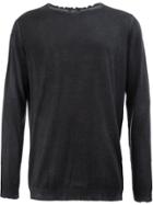 Avant Toi Fine Knit Jumper - Black