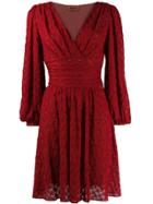 Missoni Ruched Waist Dress - Red