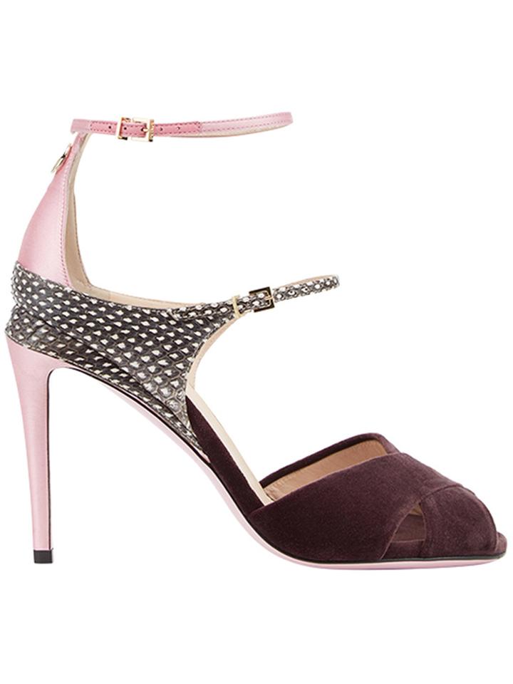 Fendi Colour Block Sandals - Red
