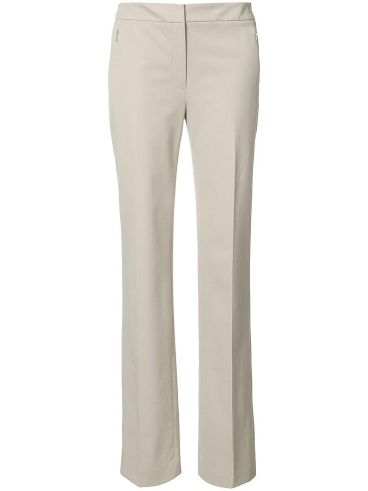 Elie Tahari Straight Trousers - Grey