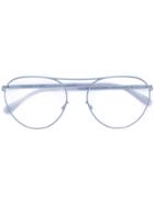 Mykita - Rounded Glasses - Unisex - Metal (other) - One Size, Grey, Metal (other)