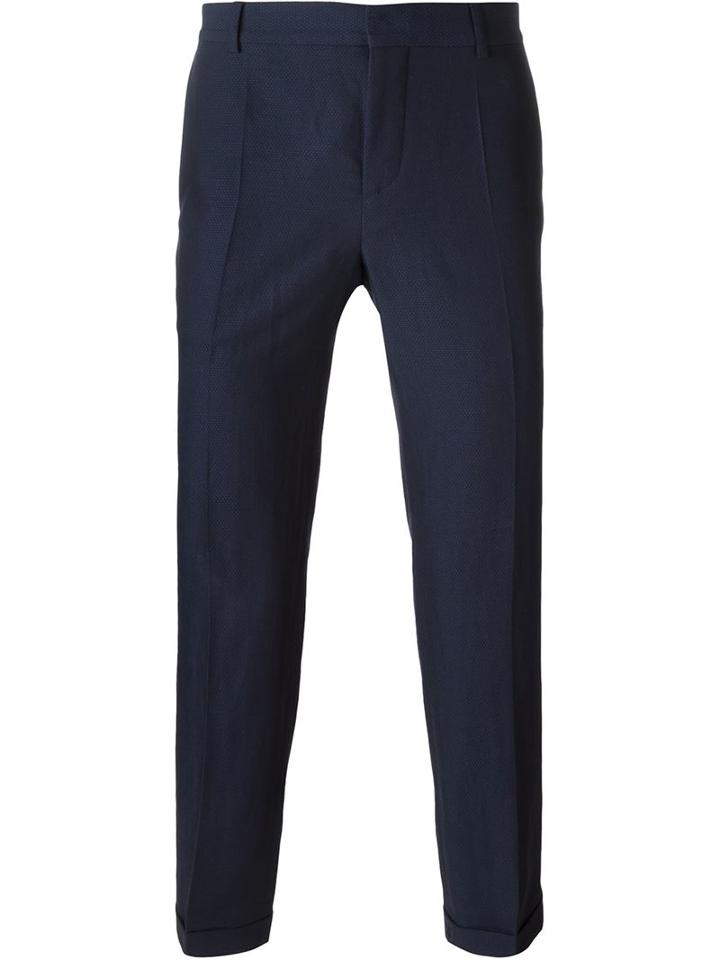 Carven Single Pleat Slim-fit Trousers