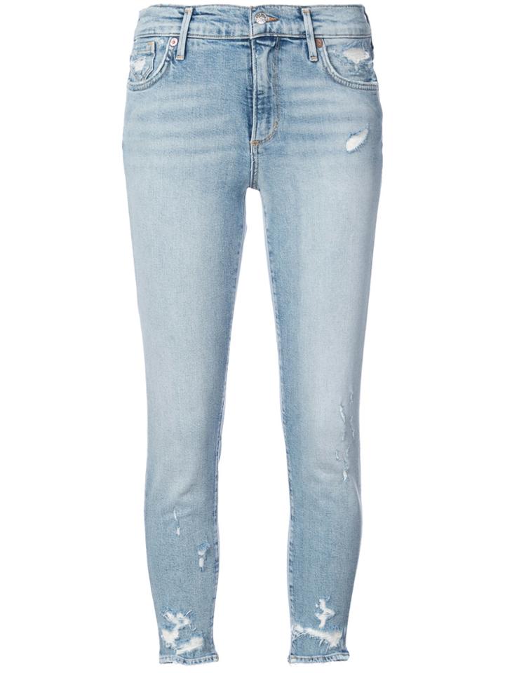 Agolde Sophie Cropped Jeans - Blue