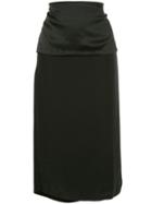 Kacey Devlin Two-way Midi Skirt - Black