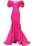 Bambah Mermaid Ruffled Gown - Pink