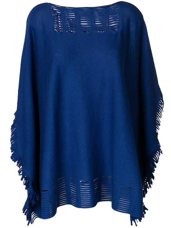 Issey Miyake Slashed Top - Blue