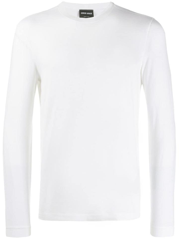 Giorgio Armani Longsleeved T-shirt - White
