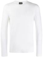 Giorgio Armani Longsleeved T-shirt - White