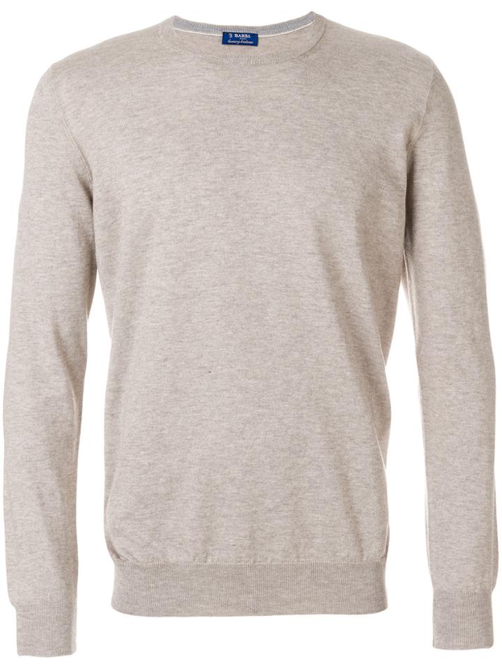 Barba Round Neck Jumper - Nude & Neutrals