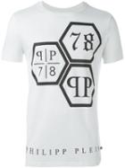 Philipp Plein 'gee Bee' T-shirt, Men's, Size: Medium, White, Cotton