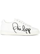 Philipp Plein Signature Sneakers - White