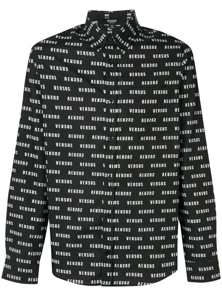 Versus All Over Logo Shirt - Black