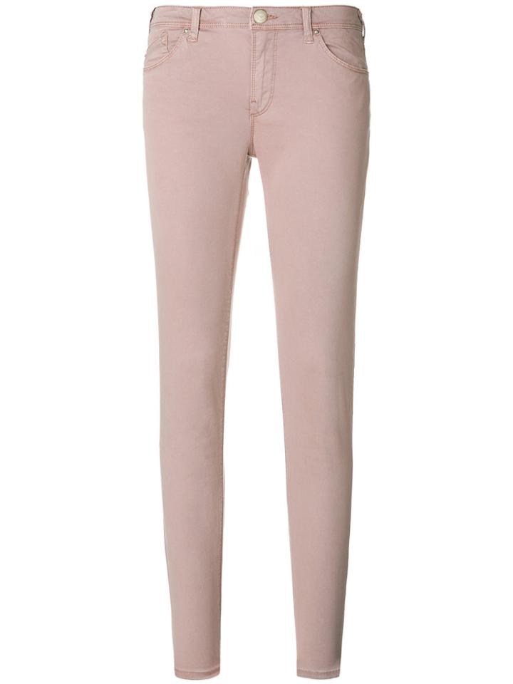 Emporio Armani Mid-rise Skinny Jeans - Pink & Purple