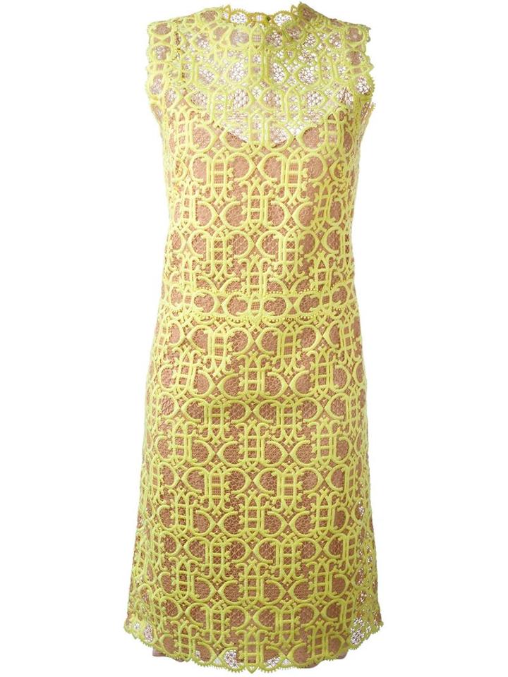 Emilio Pucci Logo Macramé Dress