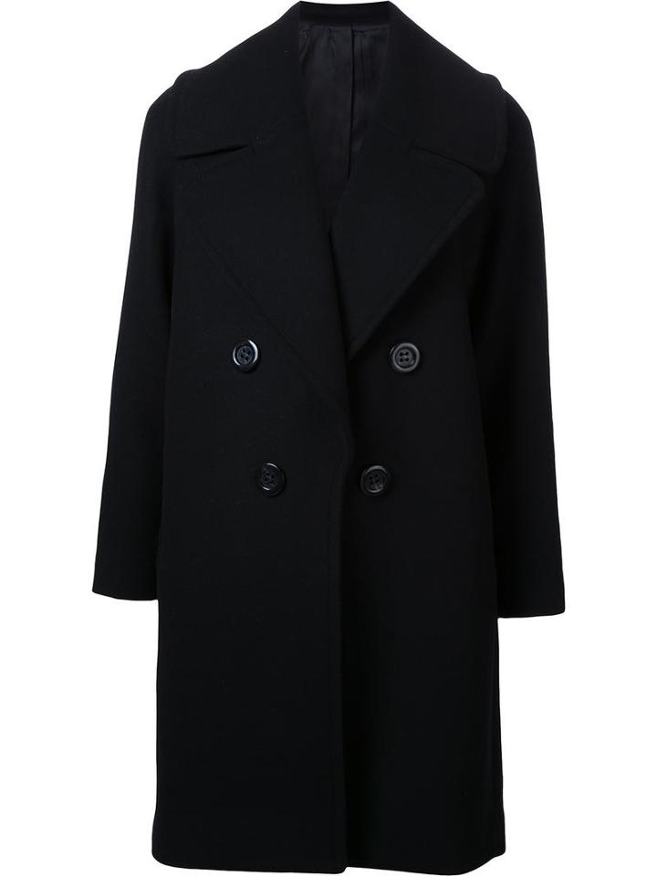 Le Ciel Bleu 'jk Like' Coat, Women's, Size: 34, Black, Rayon/wool