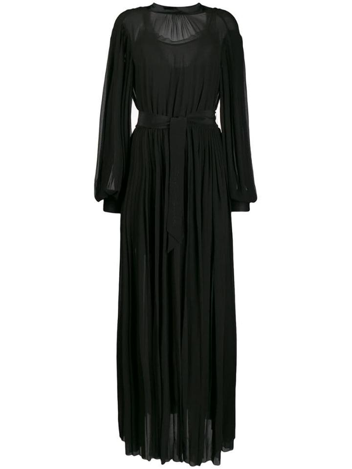 Karl Lagerfeld Pleated Shirt Dress - Black