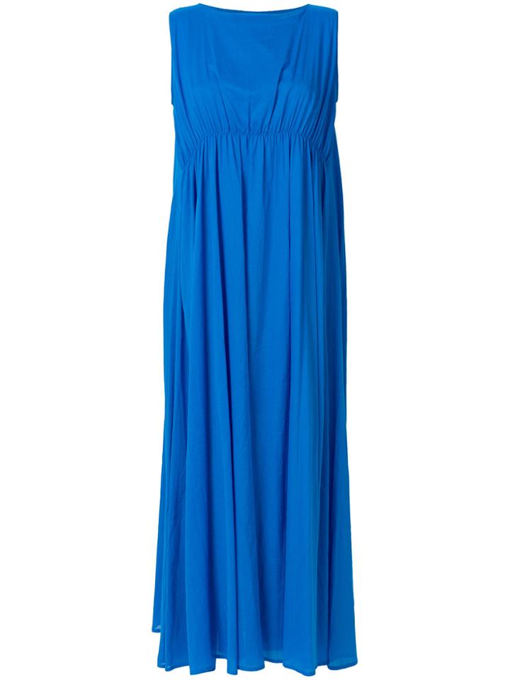 Pierantoniogaspari Boat Neck Maxi Dress - Blue