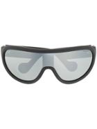 Moncler Eyewear Sports Shield Sunglasses - Black