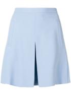 Nº21 High-waist Slit Skirt - Blue