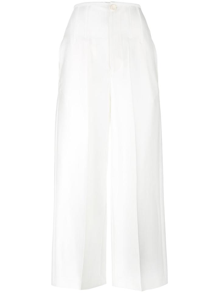 Joseph Wide-legged Trousers - White