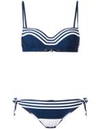 Dolce & Gabbana - Striped Bikini - Women - Polyamide/spandex/elastane - Iii, Blue, Polyamide/spandex/elastane