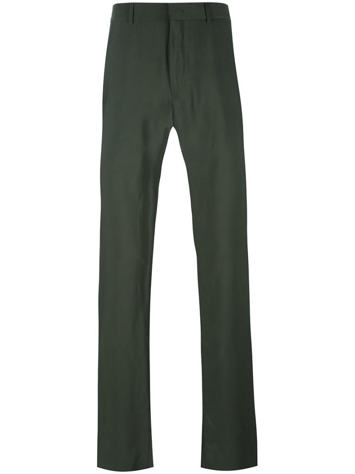 Fendi - Tailored Trousers - Men - Viscose - 52, Green, Viscose