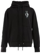Mjb Anatomical Heart Printed Hoodie - Black