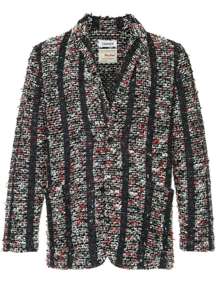 Coohem Blazer Tweed Jacket - Multicolour