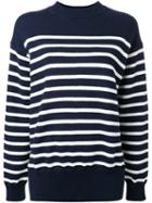 Enföld Striped Jumper, Women's, Size: 38, Blue, Wool