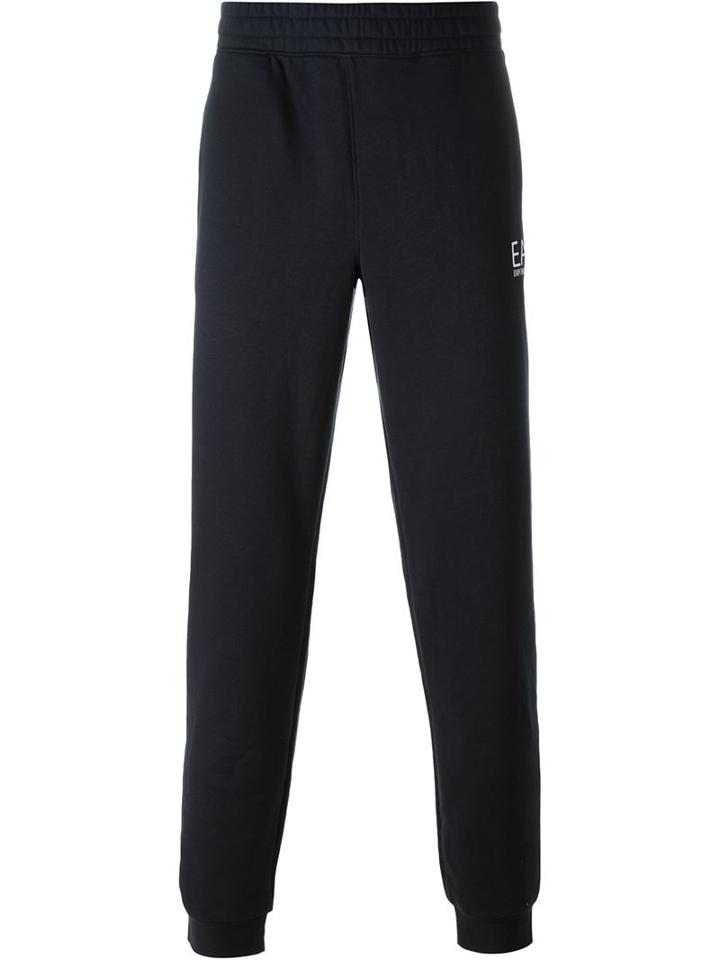 Ea7 Emporio Armani Logo Print Sweatpants