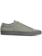 Common Projects Grey Nubuck Achilles Sneakers