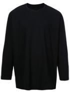 Homme Plissé Issey Miyake Long Sleeve T-shirt - Black