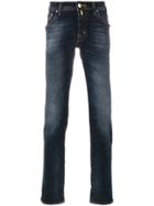 Jacob Cohen Stonewashed Slim-fit Jeans - Blue