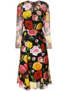 Dolce & Gabbana Floral Midi Dress - Multicolour