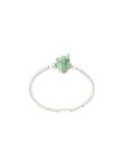 Petite Grand Maya Bay Ring (jade) - Metallic