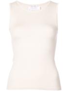 Oscar De La Renta Sleeveless Knit Top - Nude & Neutrals